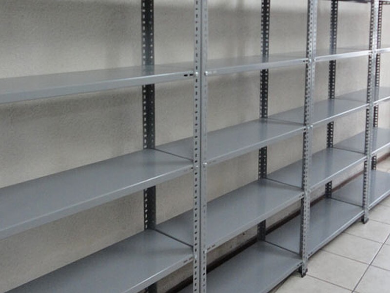 storage stock warehouse shelves
